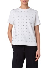 Akris punto Rhinestone Studded T-Shirt