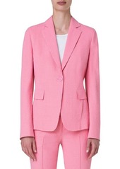 Akris punto Stretch Seersucker Blazer