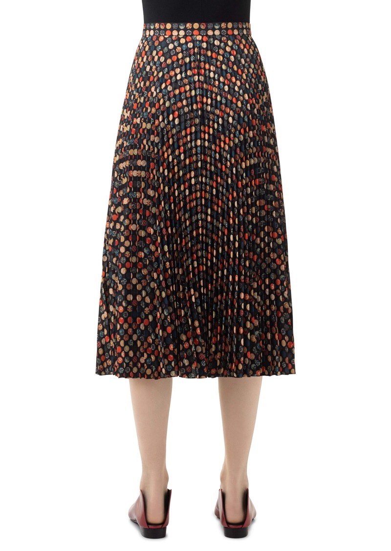 Akris Punto Akris punto Wood Block Dot Pleated Midi Skirt | Skirts