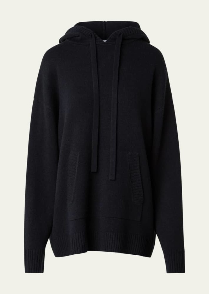 Akris punto Wool-Cashmere Cocoon Hoodie