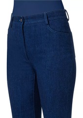 Akris Punto Cali High-Rise Stretch Flared Jeans