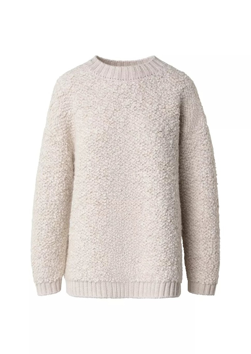 Akris Punto Chunky Bouclé Knit Sweater