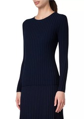 Akris Punto Chunky Rib-Knit Wool Sweater