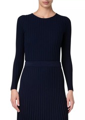 Akris Punto Chunky Rib-Knit Wool Sweater