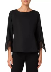 Akris Punto Cotton Poplin Top