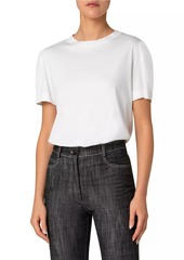 Akris Punto Cotton Puff-Sleeve T-Shirt