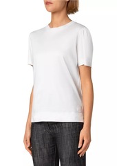 Akris Punto Cotton Puff-Sleeve T-Shirt