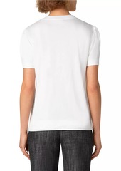 Akris Punto Cotton Puff-Sleeve T-Shirt