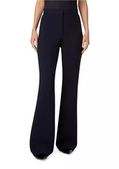 Akris Punto Courtney Crepe Boot-Cut Pants