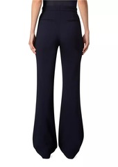 Akris Punto Courtney Crepe Boot-Cut Pants