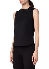 Akris Punto Crystal-Embellished Sleeveless Top