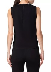 Akris Punto Crystal-Embellished Sleeveless Top