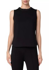 Akris Punto Crystal-Embellished Sleeveless Top