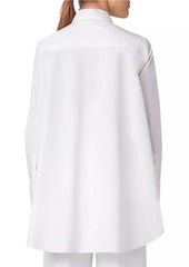 Akris Punto Dot Cut-Out Cotton Blouse