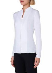 Akris Punto Elements Poplin Blouse