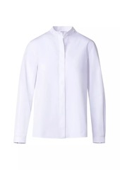 Akris Punto Embellished Collar Cotton Shirt