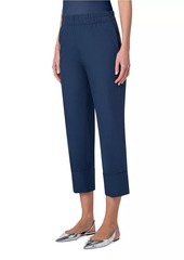 Akris Punto Farell Cotton Poplin Tapered Pants