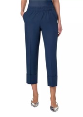 Akris Punto Farell Cotton Poplin Tapered Pants