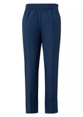 Akris Punto Farell Cotton Poplin Tapered Pants