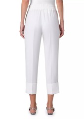 Akris Punto Farell Laser-Cut Cuffed Pants