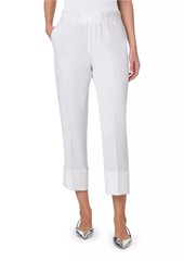 Akris Punto Farell Laser-Cut Cuffed Pants