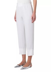 Akris Punto Farell Laser-Cut Cuffed Pants