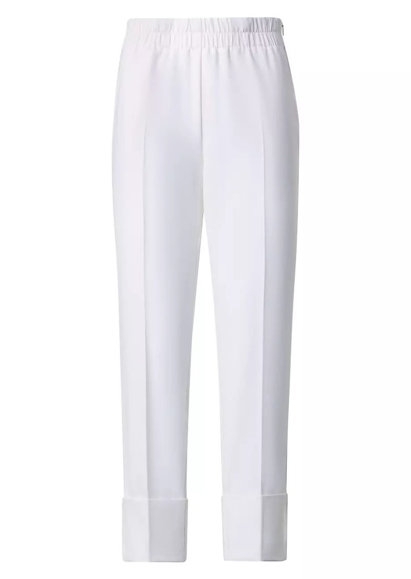 Akris Punto Farell Laser-Cut Cuffed Pants