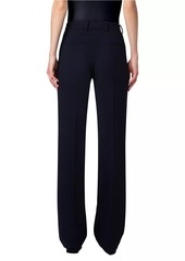 Akris Punto Faysa Wool Jersey Boot-Cut Pants