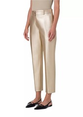 Akris Punto Feryn Metallic Tapered Pants