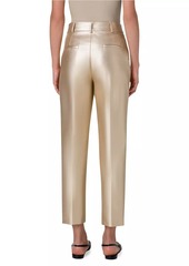 Akris Punto Feryn Metallic Tapered Pants