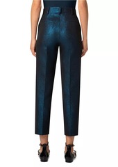 Akris Punto Feryn Shimmer Tapered Pants