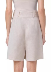 Akris Punto Fiorellina Pleated Shorts