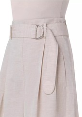 Akris Punto Fiorellina Pleated Shorts