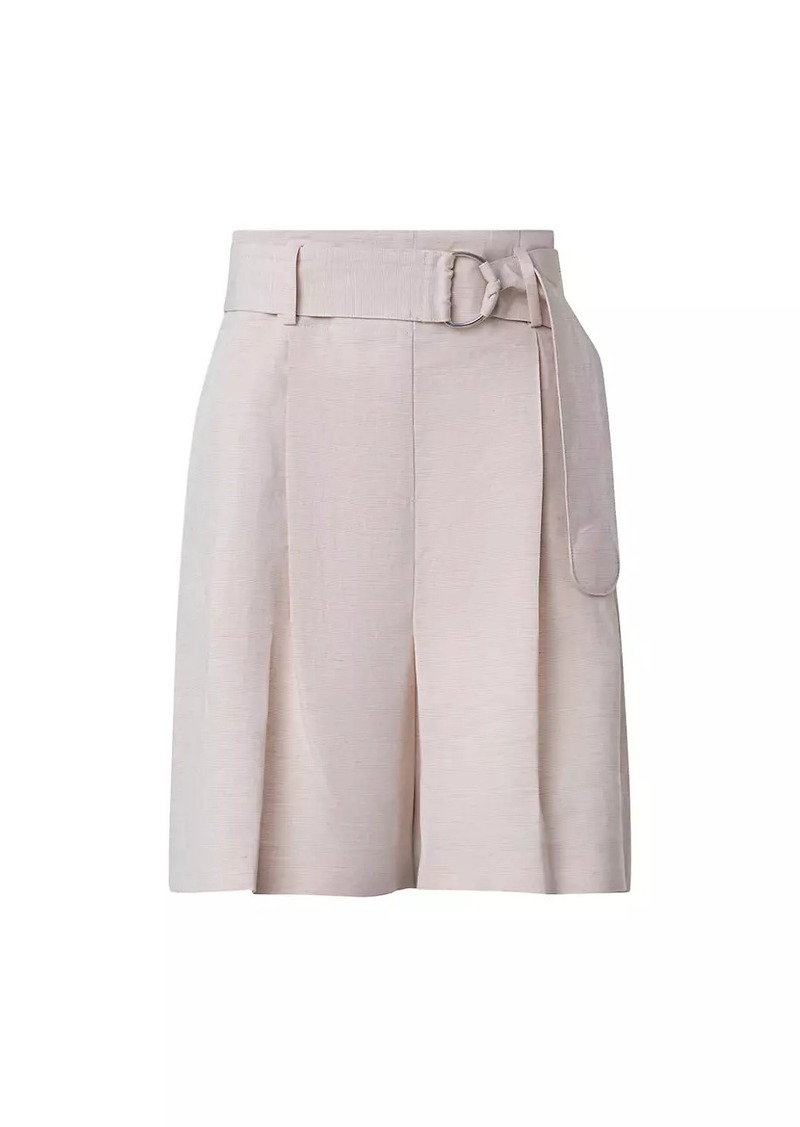 Akris Punto Fiorellina Pleated Shorts