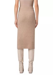 Akris Punto Fitted Rib-Knit Skirt