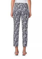 Akris Punto Franca Geometric Slim Crop Pants