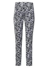 Akris Punto Franca Geometric Slim Crop Pants