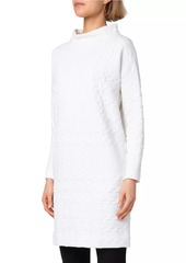 Akris Punto Glencheck Jersey Minidress