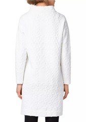 Akris Punto Glencheck Jersey Minidress