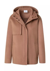 Akris Punto Hooded Wool-Blend Coat