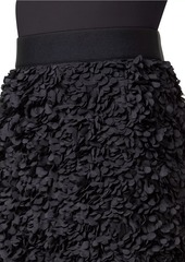 Akris Punto Laser-Cut Flared A-Line Skirt