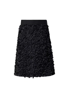 Akris Punto Laser-Cut Flared A-Line Skirt