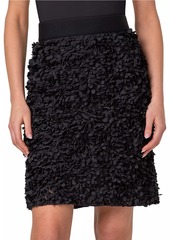 Akris Punto Laser-Cut Flared A-Line Skirt