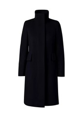 Akris Punto Long Wool-Blend Coat