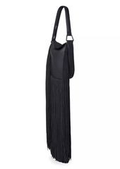 Akris Mini Anna Fringe Leather Hobo Bag