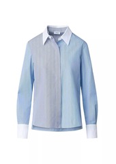 Akris Punto Parasol Stripe Cotton Shirt