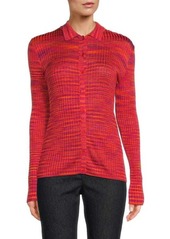 Akris Punto Rib Knit Cardigan