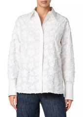 Akris Punto Star Embroidered Cotton Shirt