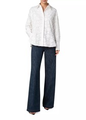 Akris Punto Star Embroidered Cotton Shirt