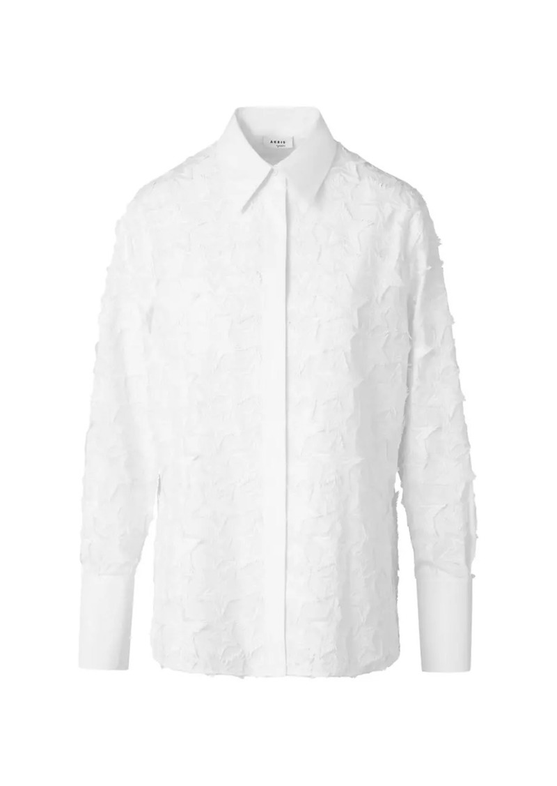 Akris Punto Star Embroidered Cotton Shirt